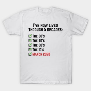 March 2020 T-Shirt